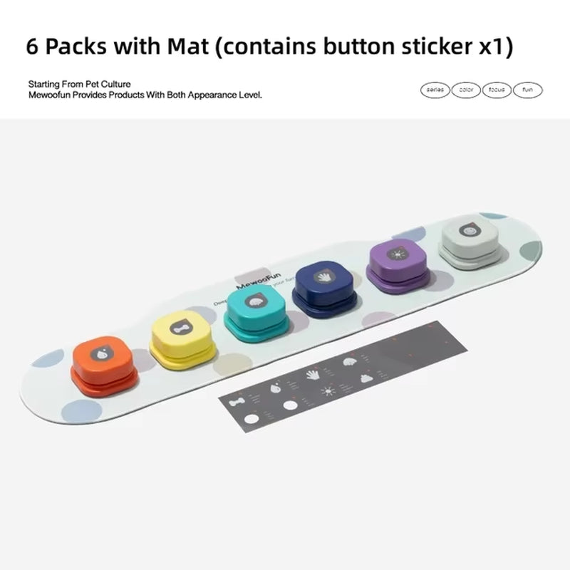 TalkiPaws Smart Button Set – Teach Your Pet to Speak with a Paw