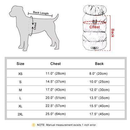 SnuggleFit Winter Pet Jacket – Soft, Stylish Warmth for Small to Medium Dogs & Cats